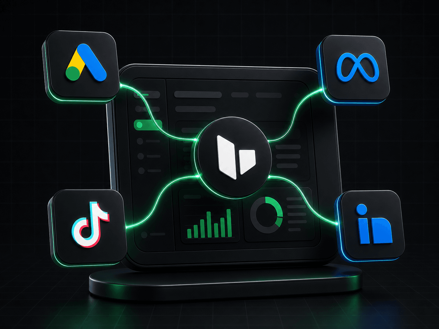 Connect Your Ad Accounts workflow visual